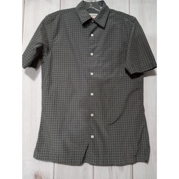 Dockers Shirt Men's‎ Small Button Front Short Sleeve - Picture 1 of 8